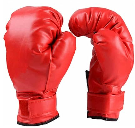 Wizoowip Kampfsporthandschuhe MMA 1 Paar Boxen Kunstleder Professionelles Training Muay Thai Sparring Kämpfen Schwerer Boxsack Erwachsene Kinder Handschuhe Hände Kind