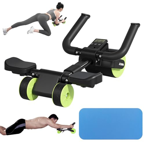 Bnlei Abdominal Wheel, Ab Roller for Abdominal Exercise Machine,Abs Workout Equipment, Core Strengthening Trainer Fitness Belly Training