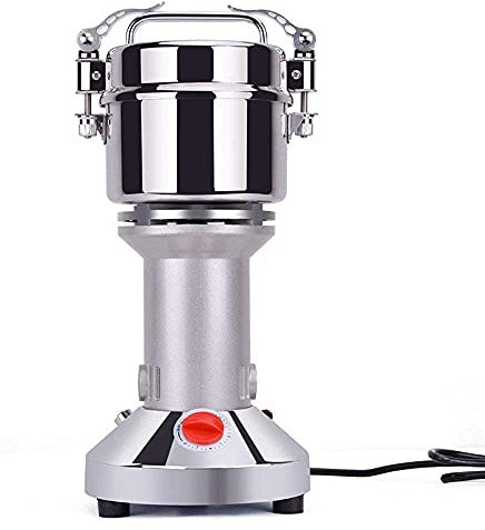 Molinillo de café Totalmente automático, 200 g, Molino de Granos eléctrico, máquina de Polvo, Especias, trituradora de Granos, electrodoméstico de Cocina de Acero Inoxidable, Molinillo de Granos,