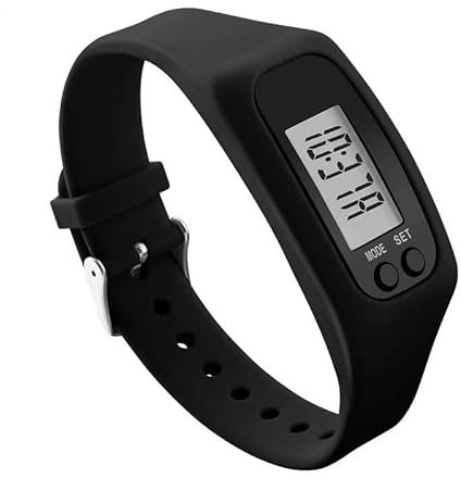 SURPZON Pedometer Watch Fitness Watch Fitness Tracker with Step Counter Calories Counter Sleep Monitor for Walking Running No Bluetooth/App/Phone Required