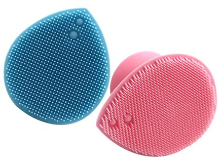 OUNONA 2stücke Handshampoo Massagebürste Für Kopf Und Haut Mit Silikonpinsel Für Gesichtsreinigung Und Kopfhautpflege Inklusive Standfuß Für Bequemen Gebrauch