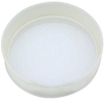 mophrati Colino per farina integrale, caffè, zucchero, spezie in polvere, setaccio rotondo, setaccio per farina, a maglie fini, diametro a maglie fini, diametro 20 cm