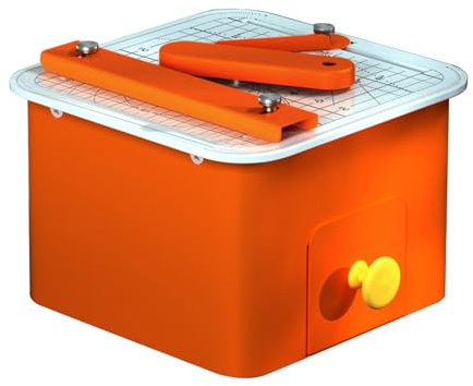 Luocute Taglierina per Cartone per Bambini Taglierina Elettrica da 45 W per Lezioni D'arte con Lama Nascosta Interruttore di Sicurezza (per cartone versione standard Spina UE 100-240 V)