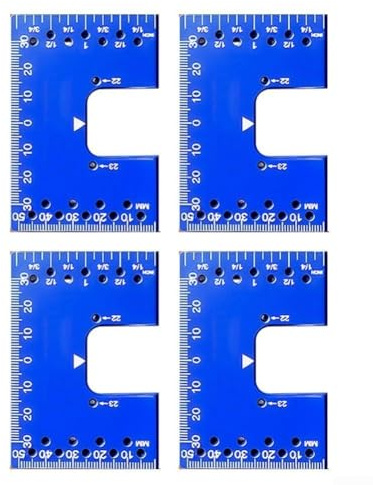 Startbuymore Herramienta de posicionamiento de bisagra magnética para montaje preciso de bisagra de copa de 35 mm en marco frontal y armarios sin marco (D 4 piezas)