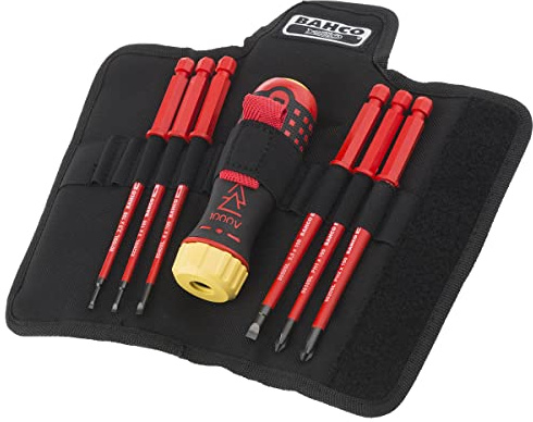 Bahco Wechselbit Schraubendreher-Set, 7-teilig PHILLIPS®, Schlitz