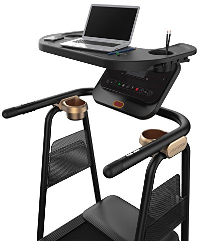 Horizon Fitness Unisex – Erwachsene Ablagetisch TT5.0 Zubehör, schwarz, L x B x H in cm: 26,5 x 77 x 4 cm