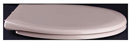 Grünblatt WC Sitz Comfort Design Toilettendeckel oval Klodeckel mit Quick-Release-Funktion und Geräuschlose Absenkautomatik Antibakterielle Duroplast (Beige)