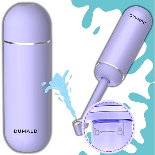 DUMALD Bidet Portatile Post Parto Original 380ML - Bidet Portatile per WC - Bidet Camper - Bidet da Viaggio - Portable Bidet per WC - Bidet portatile da Viaggio Uomini e Donne (VIOLA)