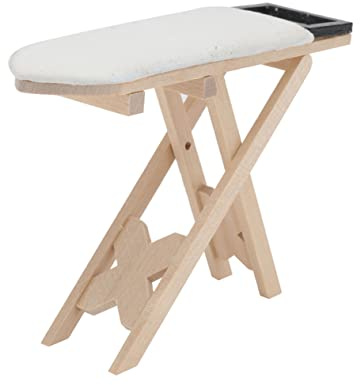 Veemoon Table De Repassage Fer Mini pour Maison De Poupée Jouet Meuble Décoration Aménagement