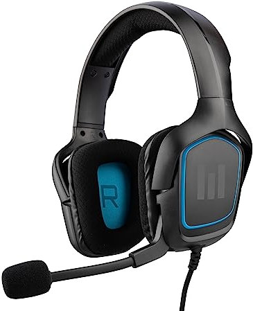 GX20 Cascos gamer compatibles con PS5, PS4, Xbox, Switch, PC y Mac | Headset gaming: auriculares ergonómicos con sonido estéreo y micrófono | Cable 1,5 metros con entrada minijack de 3.5mm