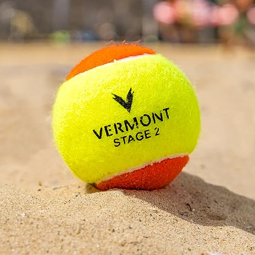 Vermont Beach Tennis Balls [ITF Approved] | Tennis Balls Pack of 3, 12, or 60 (3 Balls)
