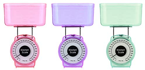 Bilancia da cucina piccola bilancia meccanica da cucina per pesare cibo semplice da usare colori scala casuale