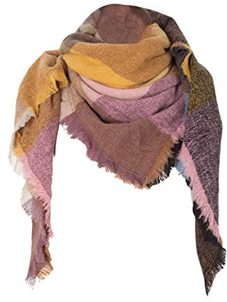 FJKVAVF Day Prime 2024 Angebote Schal Altrosa Damen Winter Head Multifunktionstuch Damen Schal Schwarz Gemustert Duennes Schultertuch Grobstrick Schal Damen Mein Bestellung Anzeigen