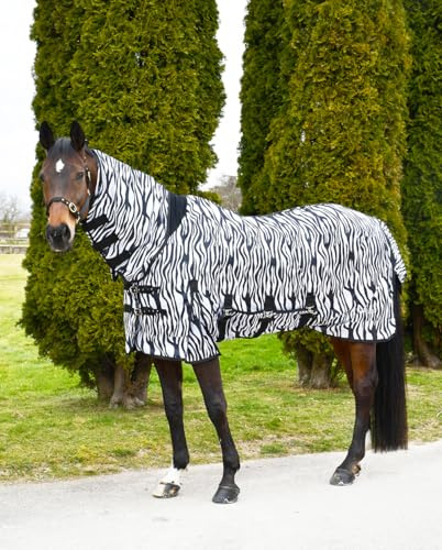 Rhinegold Africa Combo Mesh Fly Rug-6/9-Zebra