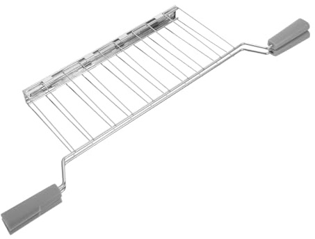 VICASKY Sandwich Brotscheibenhalter Aus Metall Ersatz Toasterrost Mit 180° Öffnendem Warmhalter Toasthalter Für Haushalt Und Küche