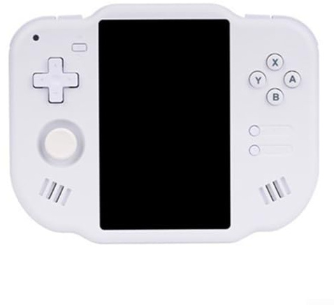 Mini Zero 40 Retro Handheld Game Console with 4.0-Inch Vertical IPS Touch Screen, 64GB TF Card, Dual Android/Linux System, 4300mAh Battery for 7-9 Hours Portable Gaming(White)