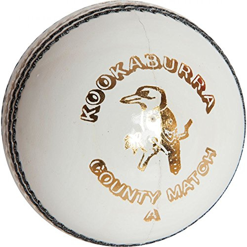 Kookaburra Hat County Match Cricketball, 156 g, Weiß