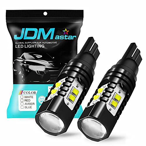 JDM ASTAR Super Bright Max 50W High Power 912 921 White LED Bulb for Backup Reverse Lights Only