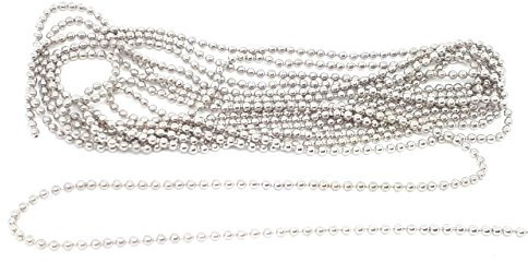 3 M DE CHAINE BOULE METAL ARGENTE diamètre 1,5 mm - CREATION PERLES