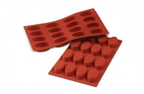 Silikomart 20.017.00.0067 SF017 Backform Form Sushi Form aus Silikon Ziegelrot 3 x 17,5 x 31 cm