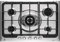 Electrolux PX750UOV Incasso Piano cottura a gas Acciaio inossidabile piano cottu