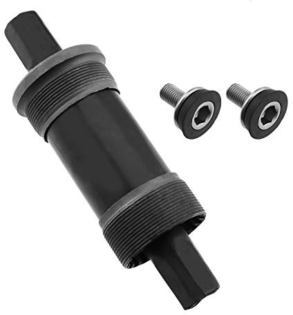 Create idea Boîtier de pédalier carré pour vélo - Noir - 68 x 113 mm
