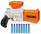 NERF Fortnite SR Blaster - 4-Dart Hammer Action - Includes Removable Scope and 8 Official Elite Darts - for Youth, Teens, Adults