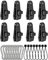 Zeltplanen Clips, 24 Pcs Clip Zelte Multifunktion Zeltklemme Set Krokodil Mund Clip Camping Zubehör Zelt mit Gebundene Seile und 3 Karabine für Zelte, Abdeckungen, Markisen, Banner, Gartenarbeit