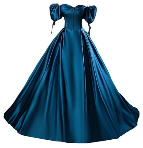 Guaiyumo Off The shoulder Victorian Style Southern Belle Ball Gown Puff Long Sleeve Princess Lolita Tea Dress Rococo Dress