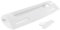 Dekarox Universal Türgriff 10,5-16 cm anpassbar für Kühlschränke und Kühl-Gefrierkombinationen 19,8cm Langlebiger Kunststoff Weiß für AEG Electrolux Bosch Siemens Whirlpool Bauknecht Ignis LG