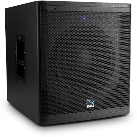 Kali Audio WS-12 V2 Subwoofer (12-Zoll Aktiv-Subwoofer, 1000W Leistung, Bassreflex-Design, professionelle Audiowiedergabe, Robustes MDF-Gehäuse, vielseitige Anschlüsse), Schwarz