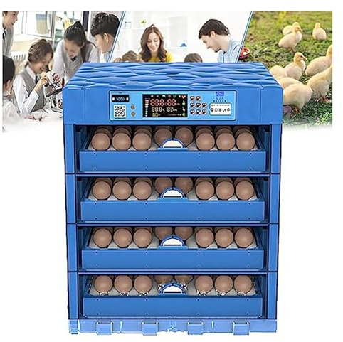 Incubatrice Commerciale for Uova da Cova, Incubatrice Automatica for Pollame con Display LCD for Ora, Temperatura E umidità, for Polli, Anatre, Oche E Quaglie(128 Eggs)