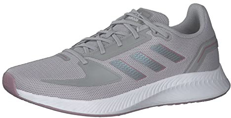 Adidas Damen RUNFALCON 2.0 Sneaker, Grey Two/Grey Three/Zero met, 36 2/3 EU