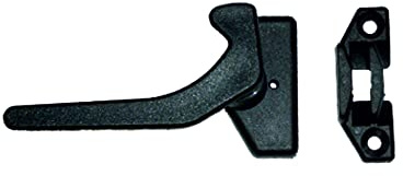 Polyfix Window Lever Lock and Catch for Caravan and Motorhomes - Black