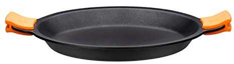 BRA, Padella antiaderente per paella Efficient in alluminio pressofuso, Ø 40 cm, adatta per piani cottura a induzione