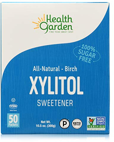 Health Garden Birch Xylitol - Xylitol Sugar Substitute - 50 Packets