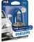 Philips WhiteVision Xenon-Effekt H4 Scheinwerferlampe 12342WHVB1, Einzelblister, Single blister