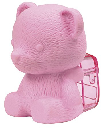 Westcott e-66063 00 oso 3d goma de borrar con un agujero Sacapuntas – Rosa