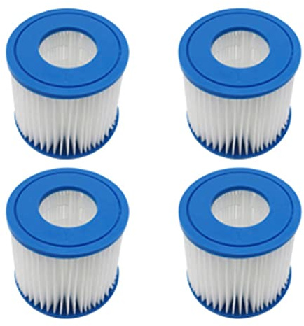WuYan Cartucho de filtro de repuesto compatible con bomba de filtro para Best-way 58381/Typ I, paquete de 4 filtros