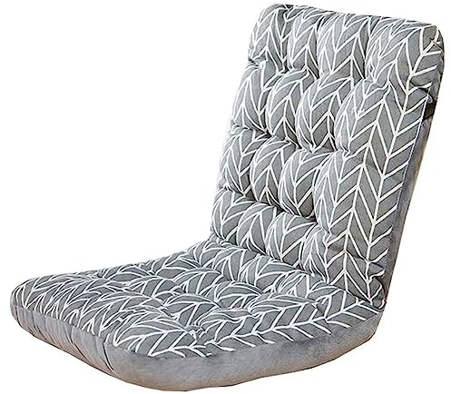 Pack 2/4/6 Cojines para Silla con Respaldo ,Cojín de Silla Oficina ,Cojines para Silla de Terraza Acolchados,para Gaming,Mecedora,Terraza,Ruedas,Exterior Jardin ( Color : T , Size : 35*45*57cm1pc )