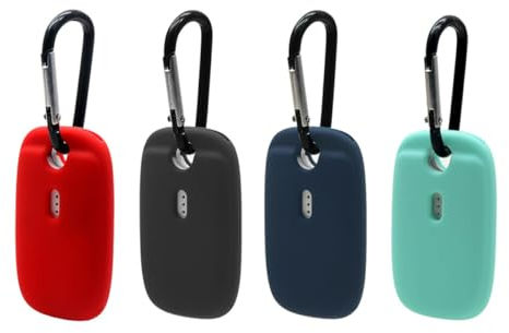 LALADEFIEE 4Pcs Silicone Protective Covers for Tile Tracer Sleeves Shockproof Cases for Trackers