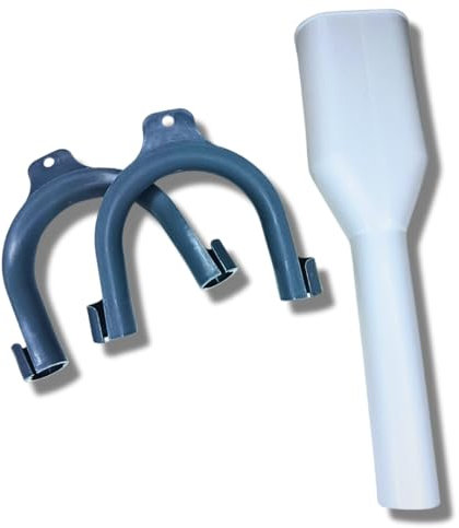 Kit De 2 Crosses De Vidange + 1 Double Tube D'évacuation Pour Tuyau De Vidange Compatible Avec Lave Linge Et Lave Vaisselle
