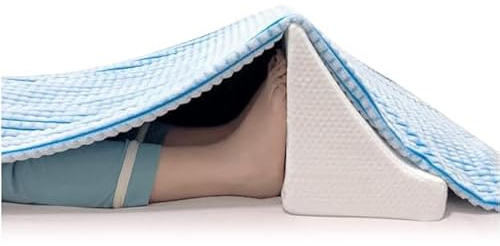 Lève-couverture pour pied de lit - Support de couverture pour pieds - Support de tente de pied - Coussin de cheville, jambe, genou, orteils, douleur et arthrite - Récupération chirurgicale
