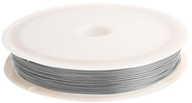 Filo di perle da infilare, filo metallico per braccialetti gioielli, filo flessibile per bracciali, collane, principianti, fai da te