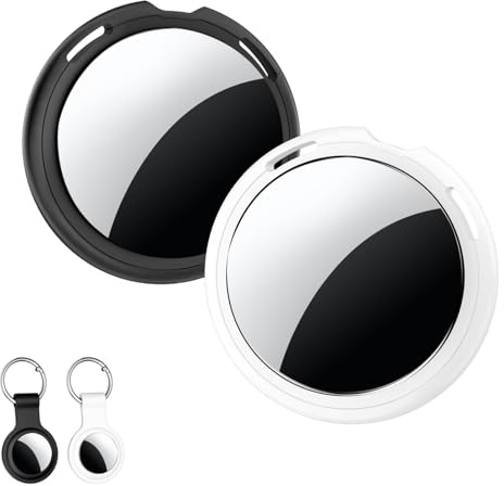 2 Pack Air Tracker Smart Tags Localizador GPS Compatible con Apple Find My (solo iOS) Rastreador Bluetooth Buscador de Llaves Dispositivos de Seguimiento Global en Tiempo Real para Niños Perros Llaves