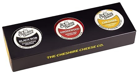 Traditional Trio of Cheese Gift Box | Three Award-Winning Waxed Truckles by the Cheshire Cheese Company | Ideal for Birthdays, Thank-Yous & Christmas Gifts