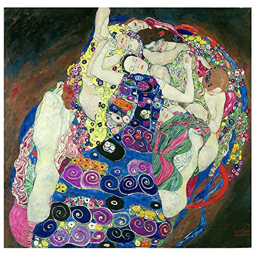 Legendarte - Canvastryck - The Virgin - Gustav Klimt - Dekorativ Väggkonstcm. 50x50