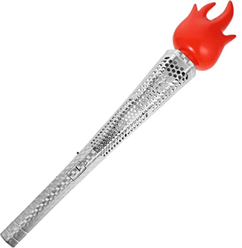 UPKOCH Torche de simulation torches en plastique feu de camp à flamme artificielle portable light trousse maquillage lampe torche jouets en plastique torche en plastique pour enfants