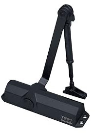 Tesa Assa Abloy CT180134NNE Cierrapuertas Brazo Articulado Para Puertas Negro Con Retención CT1800