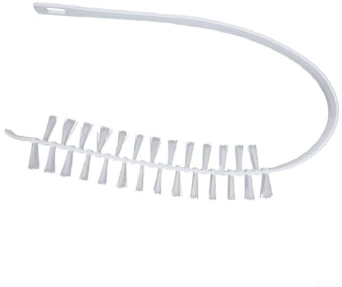 Spazzola flessibile in nylon, spazzola per la pulizia del cilindro interno riutilizzabile, per pulire pelucchi e polvere intrappolati, per lavatrice a rullo (1 pezzo)